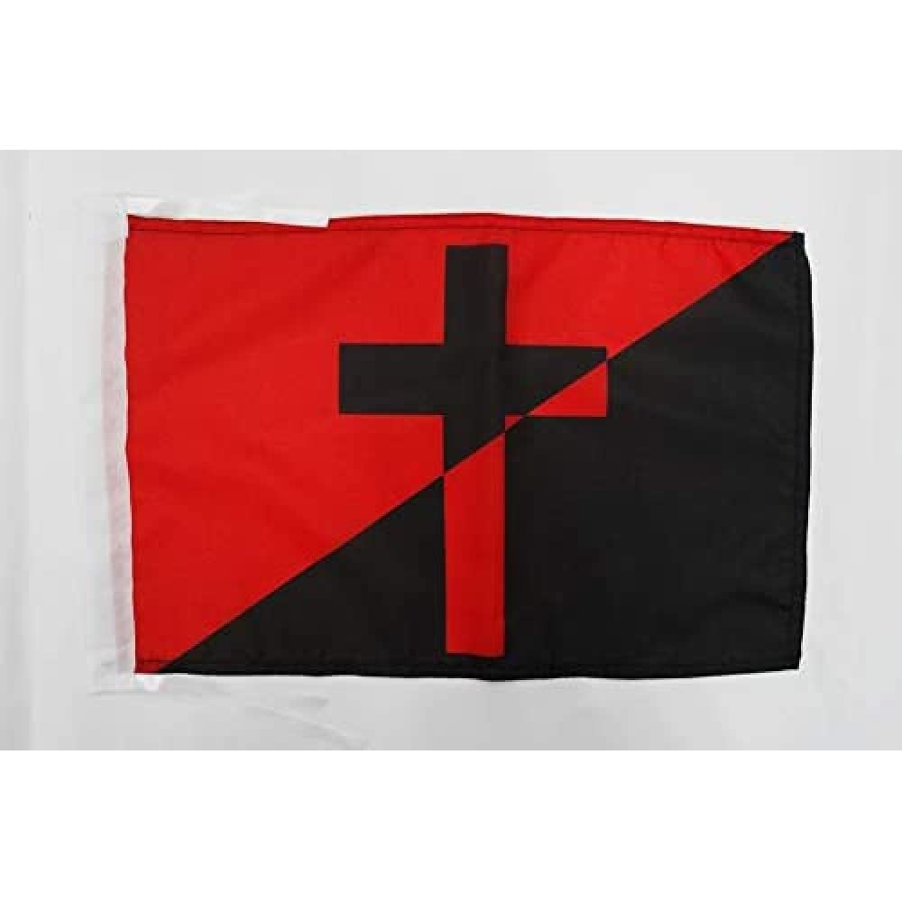 AZ FLAG Bandera de la Ciudad DE Barcelona 45x30cm - BANDERINA BARCELONESA 30 x 45 cm cordeles — view 222