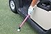 The Lucky Golf Ball Pickup Stick - a 30 Inch Suction Cup Golf Ball Retriever for Retrieving Golf Balls in Scrambles, Mulligans, and Practice Sessions While Remaining Seated in The Golf Cart (Pink)
