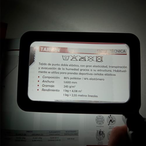 Magnifying Glass, Reading Magnifier with Light, Magnifier for Reading Thread Counting Magnifier, Magnifier with Stand - Image 4