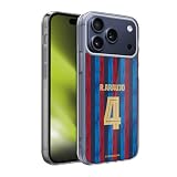 Head Case Designs Officially Licensed FC Barcelona Ronald Araújo 2022/23 Players Home Kit Gel Case [Military Grade Protection] Compatible with Apple iPhone 17 Pro Max