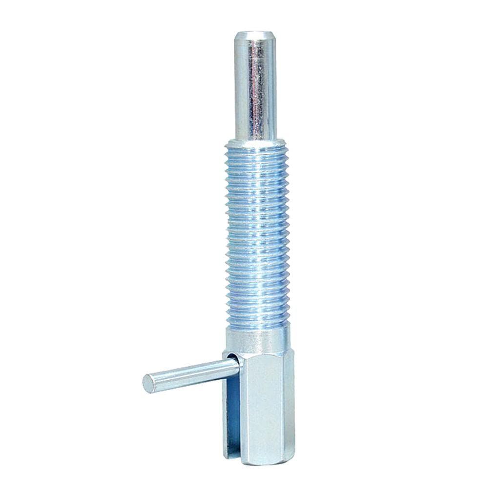 Steel Retracted Index Plunger Coarse Thread Locking Bolt Pin L Handle M6-M16-image-1