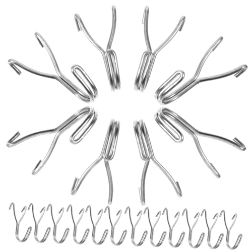 Unomor 30pcs Peg Board Hook Pegboard Hang Black Organizer Peg Board Accessories Tools Duty Holders J Garage Heavy for Hooks Peg Boards Storage Hook Stainless Steel Silver