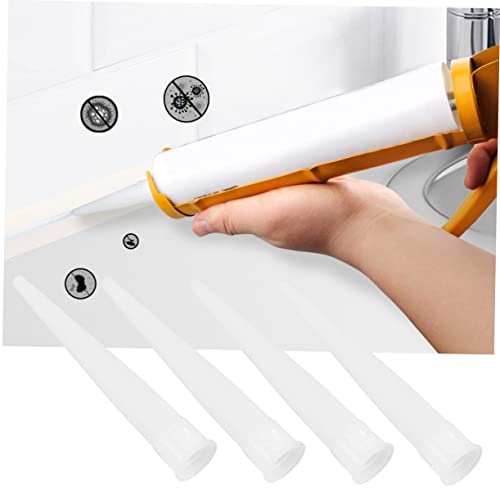 FRCOLOR 20 Peças De Calafetar Tubo Flexível Ponta De Tubo Selante De Cabeça De Tubo Estender Tinta D