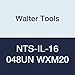 Walter Tools NTS-IL-16 048UN WXM20 Carbide NTS Threading Inserts, Internal Thread, Full Profile, American UN 60 Degree (Pack of 10)