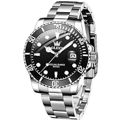 5885 steel black dial