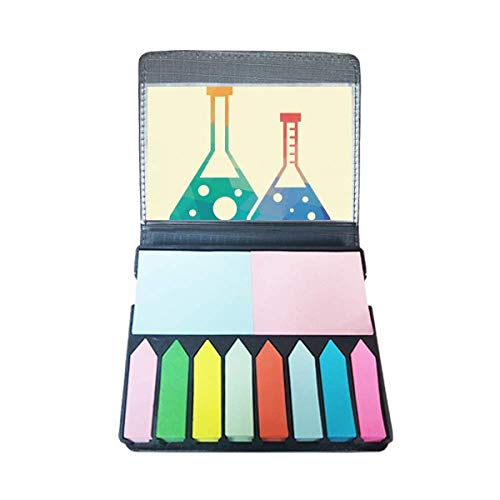 Flacon conique chimie et marque-page pour ne plus perdre vos notes