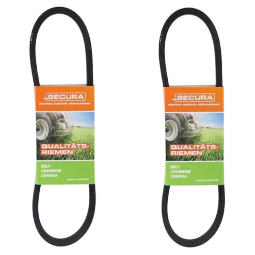 SECURA 2x Courroie compatible avec Alpina AL5 51 SHQ Tondeuse à gazon