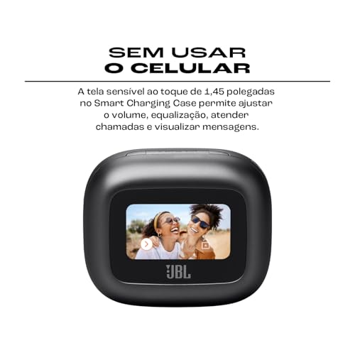 JBL, Fone de Ouvido Bluetooth, Live Beam 3, Intra Auricular, Sem Fio, Com Tela de 1.45