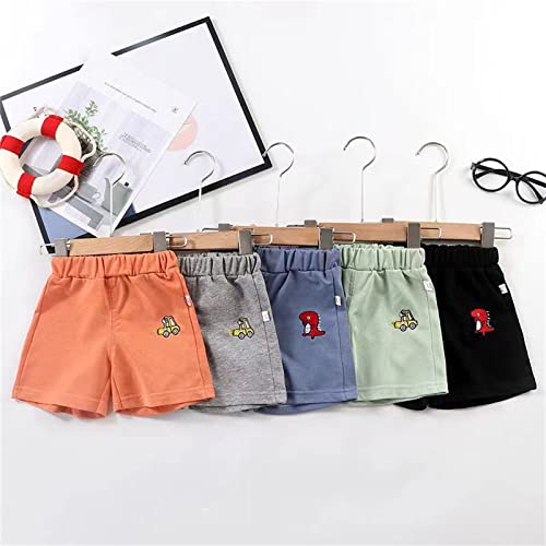 Toddler Boys Jogger Shorts Summer Athletic Short Sweat Pants Cute Dinosaur Printed Pull on Shorts for Boy Girl4