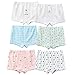 MiSense 6 Paquet sous-vêtements Filles Culotte Enfants Boxer Slip Fille Coton Caleçon Bébé 2-13 Ans(2-3 Ans,706-8M)
