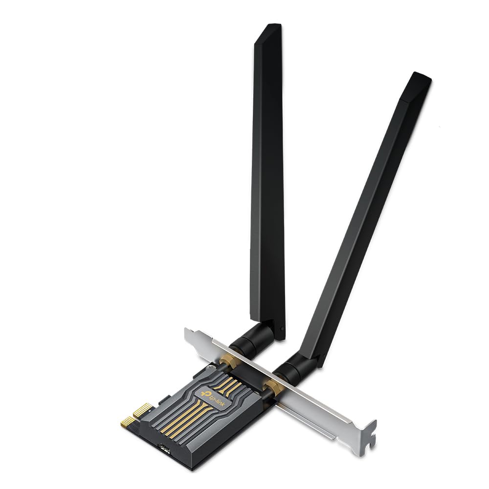 TP-Link Archer TBE400E Carte WiFi PCIe BE6500 Tri-Bandes 6GHz/5GHz/2.4GHz Bluetooth 5.4 WPA3