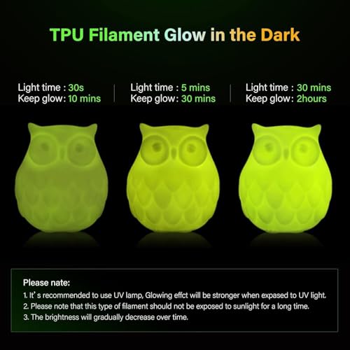 Image of 95A TPU Glow in The Dark TPU Bundle, 250g X 4 Pack