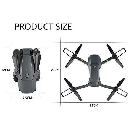 E58 Foldable Drone with 4K HD Camera, Multiple-Functions RC Quadcopter with Altitude Hold, RC Drone Remote Control Aircraft Live WiFi Flying Aerial Photography
