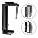 PRIMEMATIK AC65 – 0002-vces – Supporto di Scatola di PC Basso Tavolo o Fissaggio a Parete Regolabile, 88 – 203 mm, Colore: Nero