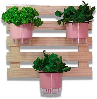 Horta Vertical Autoirrigável Trino - Rosa