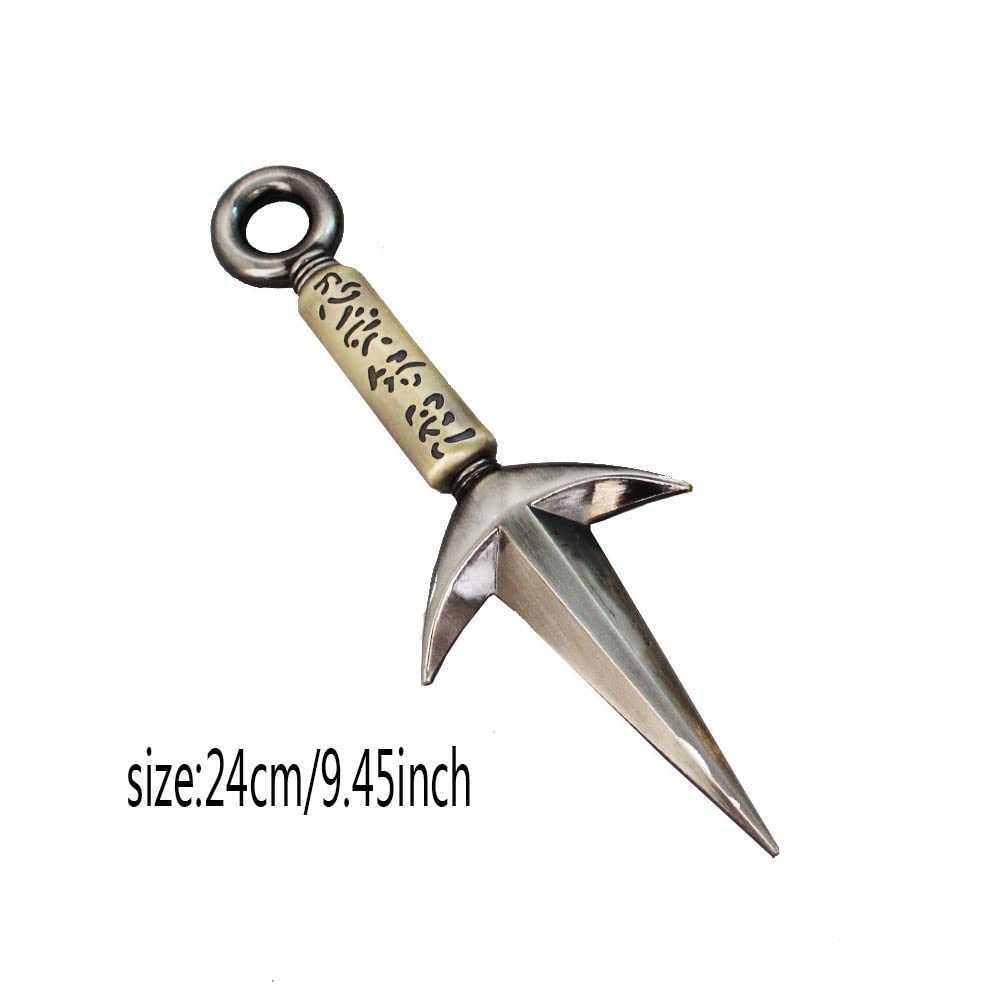 Kunai Weapon Namikaze Minato Simulation Metal Kunai Model Kunai Ninja Sword Arma Figura de acción Juguetes (plateado) 2