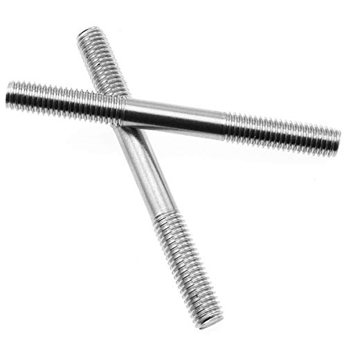 Magic&Shell M8X80 Stud 5Pcs M8X80 304 Stainless Steel Double End Thread Screw Bolt #TOP1
