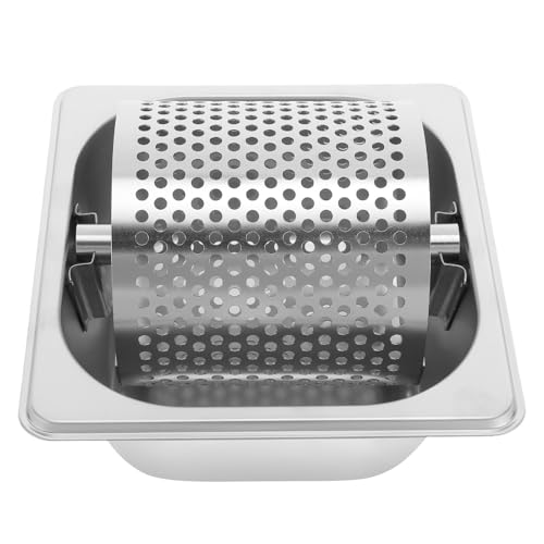 Veemoon Rullo per burro in acciaio inossidabile - Rullo per burro e formaggio con fondo rialzato, strumento per distribuire uniformemente panini, toast, hamburger, cucina, ristorante, 7,07 x 6,48 x