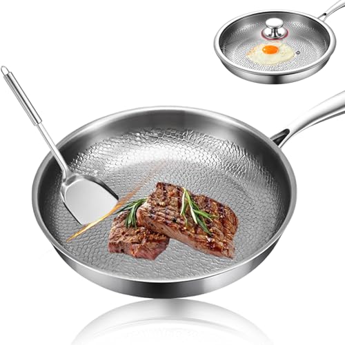 Siraats Titanium Hammered Pan 10.23in, No Lid