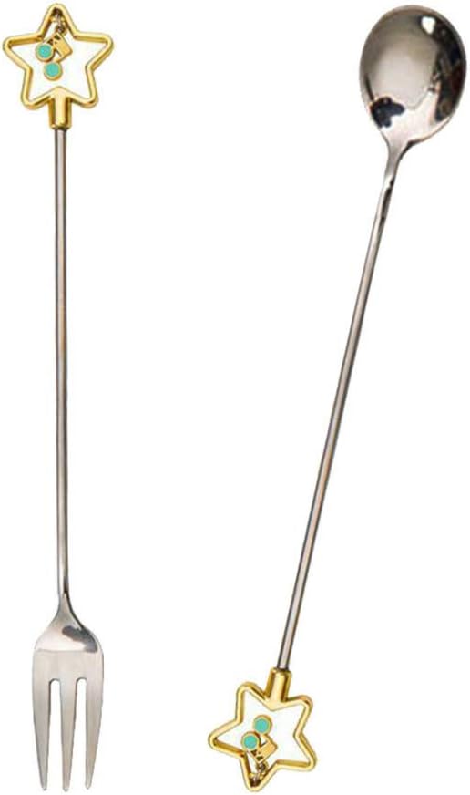 Winomo マドラー ロングマドラー ステンレス ミキサー 2本 星柄 攪拌 酒 飲物カクテル 可愛い おしゃれ