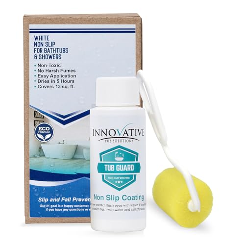 Tub Guard Anti Slip Shower and Tub Grip Coating - Environmentally Friendly Fast Drying - White