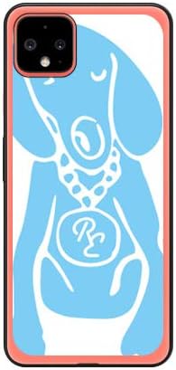 SECOND SKIN Dog ホワイト&times;サックスブルー design by ROTM （ソフトTPUクリア） / for Goog