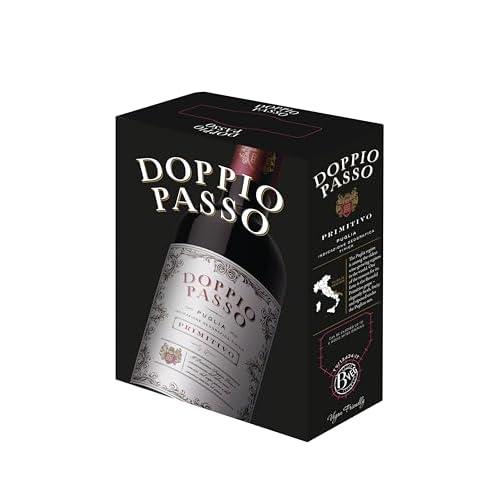 Doppio Passo Primitivo Apulien, Italienischer Rotwein in der 3 Liter Bag in Box (1 x 3l)