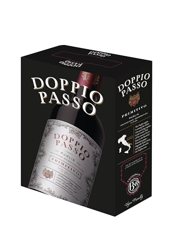 Doppio Passo Primitivo Apulien, Italienischer Rotwein in der 3 Liter Bag in Box...