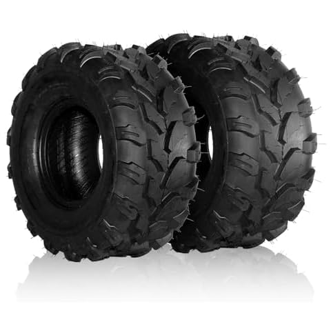 Autoforever ATV Tires 20X9.50-8 20X9.5X8 Mud Terrain Tires 4 Ply Rating, Tubeless (Set of 2) Cover
