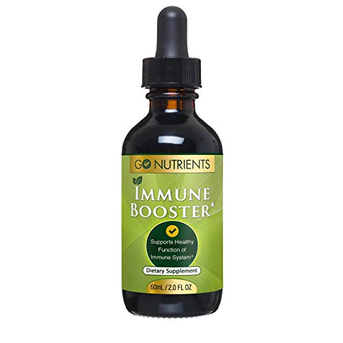 Go Nutrients Liquid Vitamin D3 Drops + Immune Booster - Combat Seasonal Stressors And Stimulate Your Immune System #TOP3