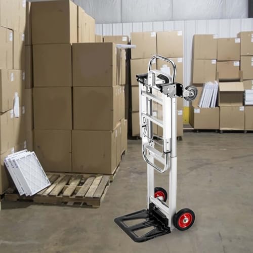 Carrito de equipaje plegable para evitar cargas pesadas en casa y oficina 8