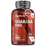 Best Suplementos energéticos naturales - Guaraná Puro de 4800mg de Concentración 180 Cápsulas Review 