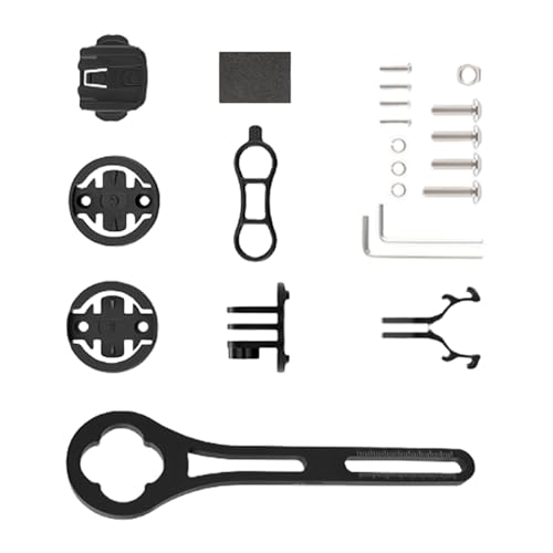 XIAOQENAN ソリッド自転車メーターホルダー 規制可能な自転車ディスプレイマウント 信頼性バイク サイクリング コンピューターとアクセサリー 自転車ライトブラケット