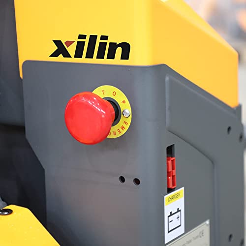 Xilin 48" X27" Full Electric Pallet Jack 4400Lbs Cap. With Emergency Key Switch #TOP6