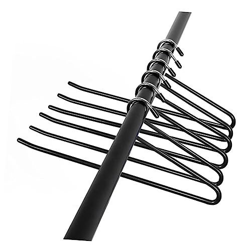 Healifty 12pcs Heavy Duty Open Ended Trouser Hangers Non Slip Closet Organizer for Pants Jeans and Trousers Space Saving Design Weight Capacity Black
