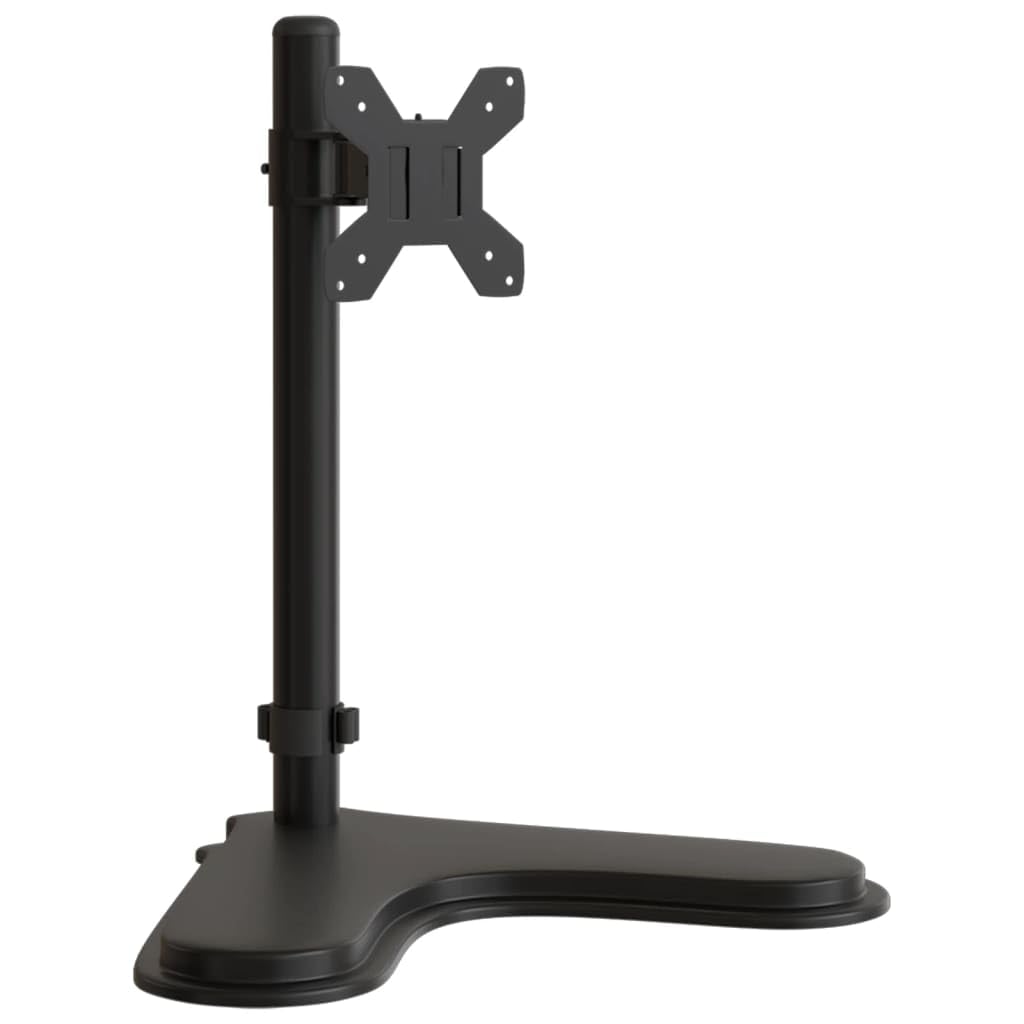 Supporto per monitor in acciaio nero VESA 75 100 mm