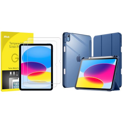 Funda transparente y protector de pantalla JETech para iPad de 11 y 10 gen