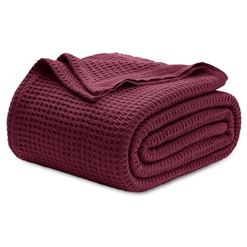 Bedsure Gentlesoft 100% Cotton Blanket Queen Size for Bed -