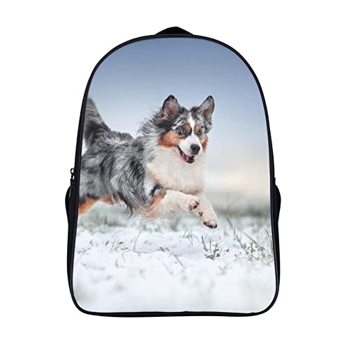 Sac à dos d'école enfants Australian Shepherd - Travel rucksack léger hommes femmes 40x28x16cm