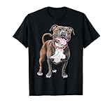 La ilustración simple y encantadora dibujada a mano de Staffordshire Bull Terrier es perfecta para madres de perros y padres de perros, criadores de perros, nuevos propietarios de cachorros o un bonito regalo conmemorativo de condolencias para los propietarios de cachorros que han cruzado ese puente arcoíris