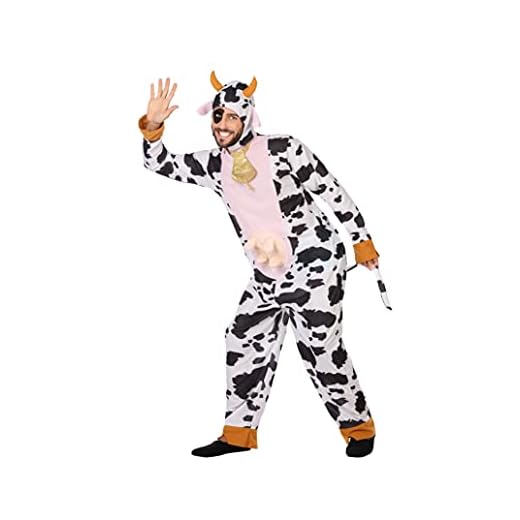 Atosa disfraz vaca hombre adulto M