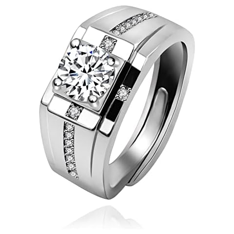 Uloveido Adjustable Wedding Band Set Y3764 Cover