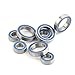 8pcs Hubs Carriers Bearings for Arrma Granite Senton Typhon Infraction Vorteks 3s BLX & Mega Vendetta Big Rock 3S Upgrade Parts