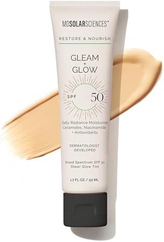 MDSolarSciences Gleam + Glow Tinted Moisturizer SPF 50, 1.7 fl oz