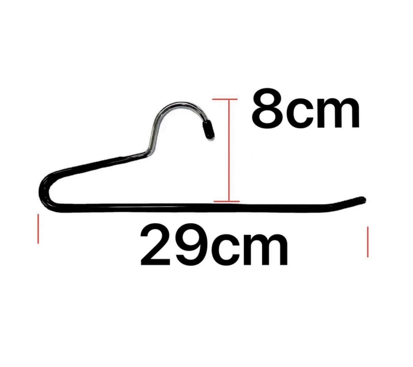 Perchas Ropa 10 Uds Perchas para Pantalones Metal De Extremo Abierto Antideslizantes Toalleros Organizadores Suministros Almacenamiento Ropa Perchas Antideslizantes(White)