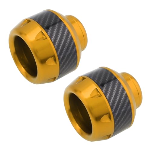 Image of Windance 4pcs Universal Fork Frame Sliders Crash Protectors Wheel Crash Protector Falling Protection Safety Gear for Motorcycles Motorbikes Moped Scooters (Yellow)
