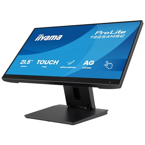 Image of Iiyama T2254msC-B2ag Monitor Pc 54.6 Cm [21.5] 1920 X 1080 Pixel Full Hd Led Touch Screen Nero (21.5 Prolite T2254msC-B2ag Touch Monitor - 21.5&rdquo