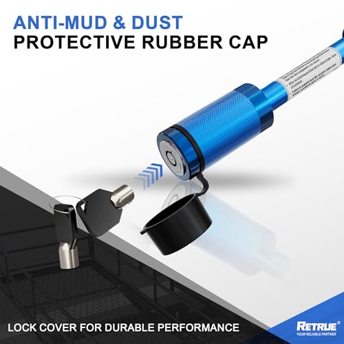 Image of RETRUE Trailer Locking Hitch Pin, 5 /8 inch Pin, Fit 2 inch & 2-1 /2 inch Receiver, Blue