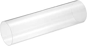 2 Tubes Acrylique Rigide Transparent - 51mm Intérieur X 55mm Extérieur X 200mm