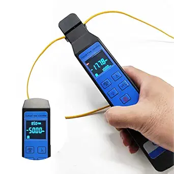 D YEDEMC Live Optical Fiber Identifier with Wave Respond 800-1700nm Built in 10mw VFL and OPM Function FTTH Tool
